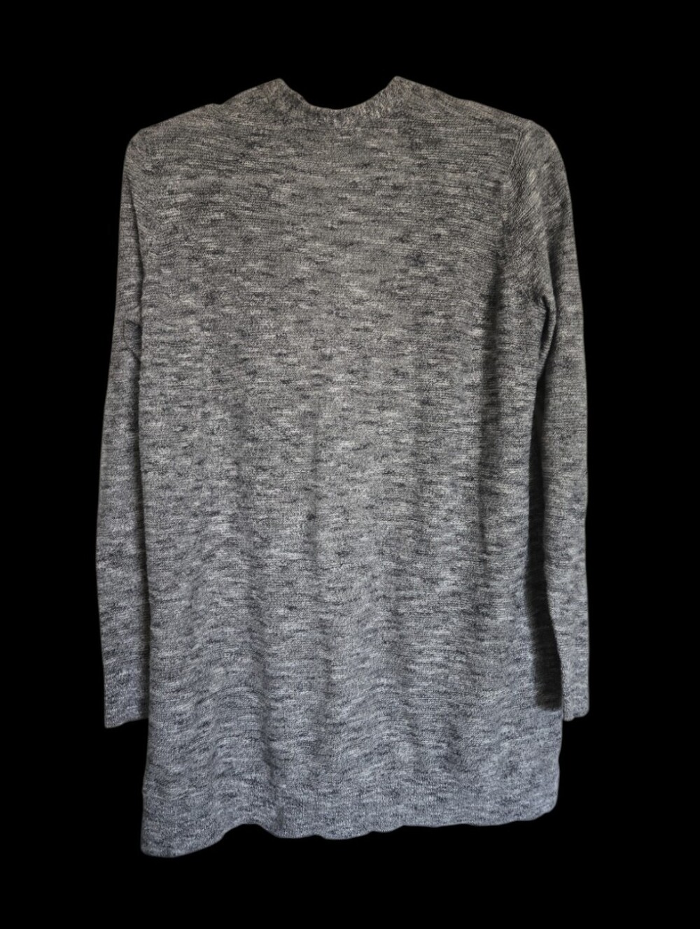 Marine Layer Gray Marled Open Front Cardigan Sweater 100% Cotton- M#22 - Picture 3 of 7